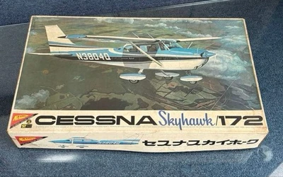 Rare kit maquette plastique Nichimo 1/20 Cessna Skyhawk 172 NOS non construit... - Photo 1/4