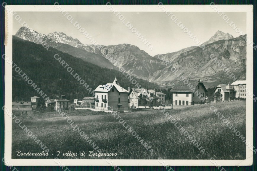 Torino Bardonecchia Borgonuovo Foto cartolina MT4461