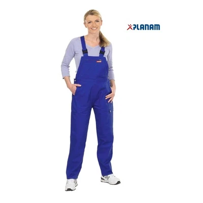 PLANAM Damen Latzhose 1671 kornblau Arbeitshose Hose Frauen Damenlatzhose