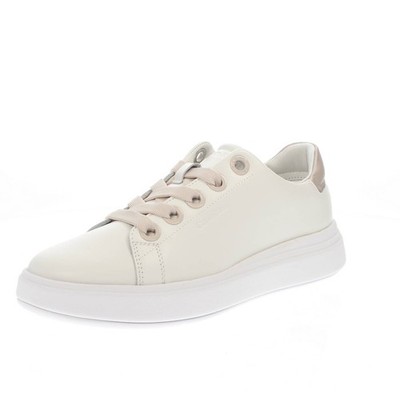 Calvin Klein Jeans Cupsole Lace - Oversize Sneaker Leder weiß - Größe 37