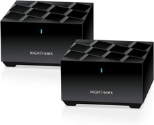NETGEAR Nighthawk AX3000 Advanced Whole Home Mesh WiFi 6 System Black Dual Band