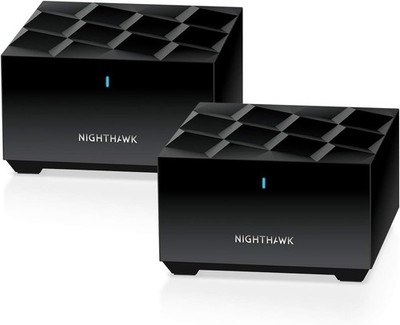 NETGEAR Nighthawk AX3000 Advanced Whole Home Mesh WiFi 6 System Black Dual Band