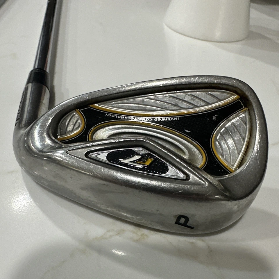 TaylorMade r7 Iron Set 4-PW Stiff-Flex T-STEP 90 Steel Men's Right Hand - Image 3 of 4