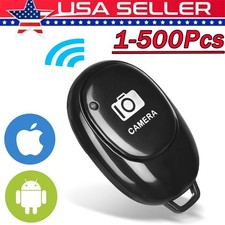 Camera Shutter Wireless Bluetooth Button Remote Control For Android Apple Lot