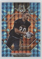 2023 Panini Mosaic Rookies Reactive Blue Mosaic Prizm DJ Turner #315 0g76