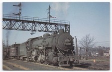 Lehigh Valley Railroad Steam Locomotive 425 Mikado Postcard South Easton PA