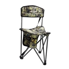  Tripod Hunting Chair with Backrest, Portable Hunting Stool Supports 250 LBS, 
