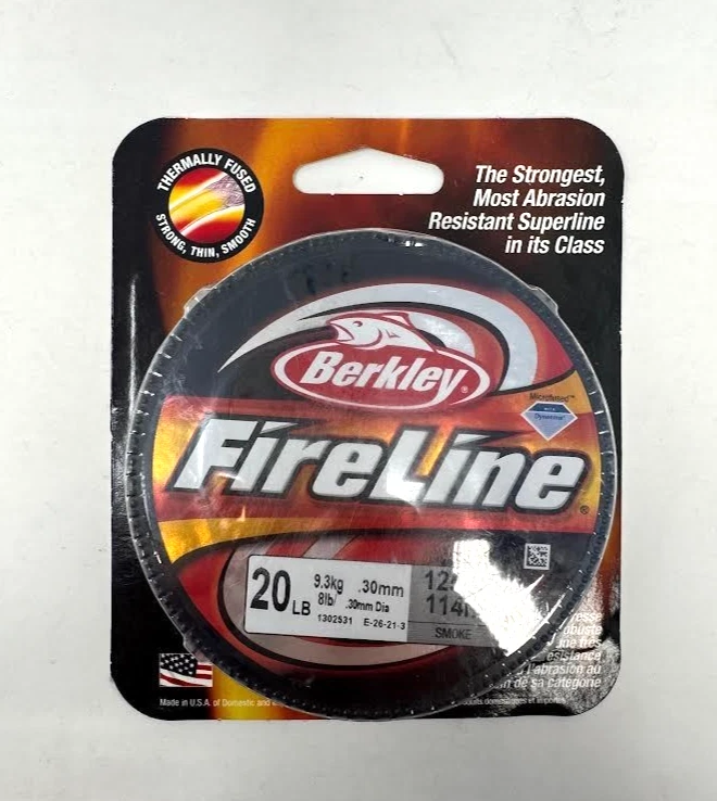 berkley fireline smoke braided fishing line FireLine Original thin diameter offer sensitivity that is second to none. Berkley FireLine - Smoke /