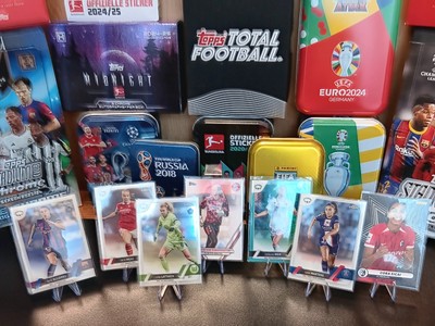Etc#2/Topps Chrome 2023 Woman  6 Cards mit 2 Rookies, 1 xPanini 2024 GooglePixel