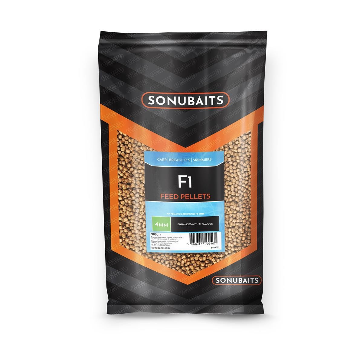 Sonubaits F1 Feed Pellet 900g Futter Karpfen Pellets Alle Größen 2mm 4mm 6mm