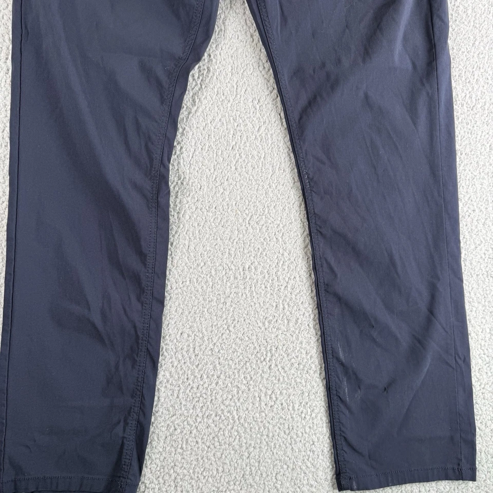 Pantalones Taylor Vintage Para Hombre 36x30 Azul Canaán Calce Ajustado Cómodos Elastizados Cintura Logo Foto 3 de 4