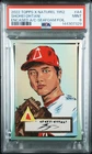 2022 TOPPS X NATUREL 1952 ENCASED ART CARDS #A4 SHOHEI OHTANI 8/75 PSA 9