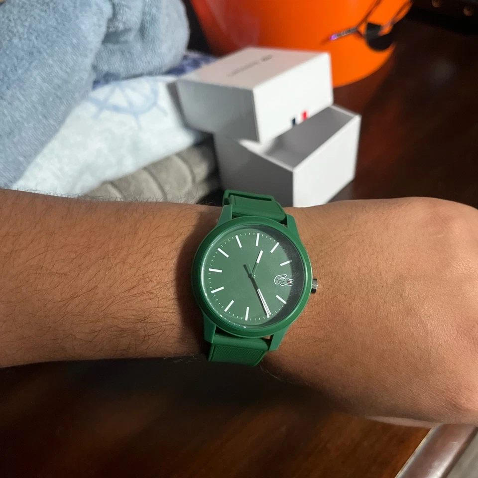 Reloj Ajustable Lacoste Verde Viene con Caja y Papeles Batería Nueva Foto 2 de 3