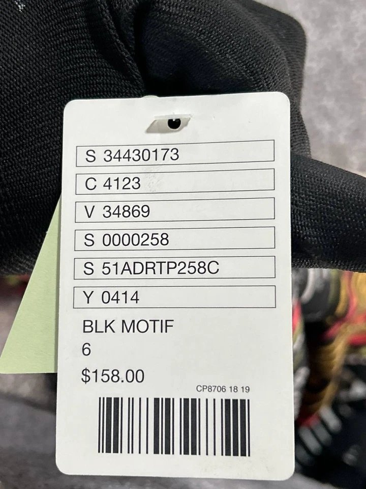 Elevenses Jump Suit Womens 6 Black Green Pink New - Image 4 of 4