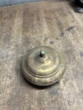 Antique Old Colt Gas Light Or Oil Lamp Lantern Brass Hat Top Finial Parts USA