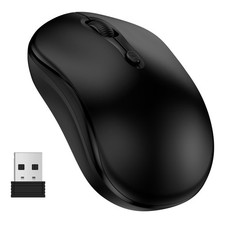 Wireless Mouse Computer Mouse with USB Receiver for Laptop PC Mac Tablet Windows