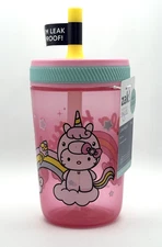 Zak Designs Hello Kitty Kelso Tumbler BPA Free Leak Proof Screw-On 15 fl. oz NWT
