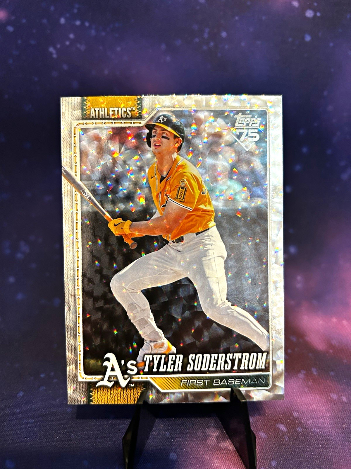 Tyler Soderstrom Silver Crackleboard #564 2026 Topps Series 2 Athletics MLB