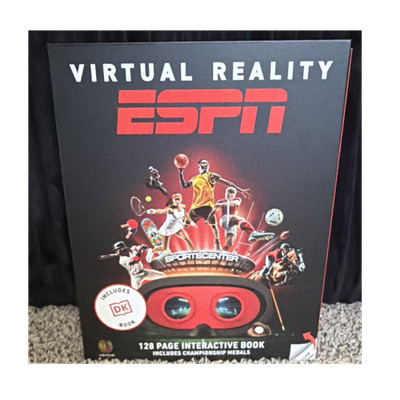 ABACUS Brands Smartphone VR Headset Virtual Reality ESPN w/ Book