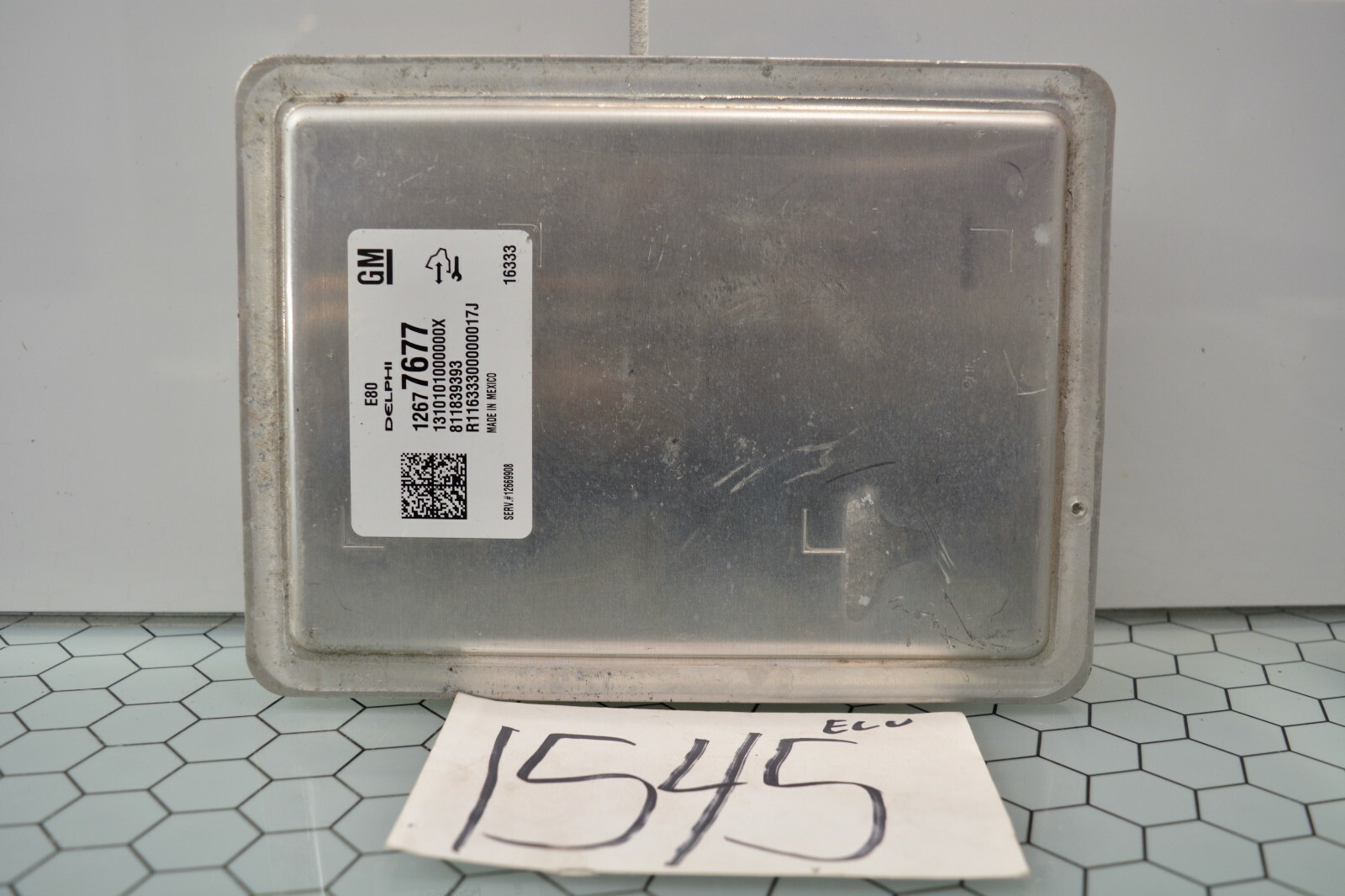 16 17 18 19 Chevy Cruze Engine #1545 Computer ECM ECU12677677