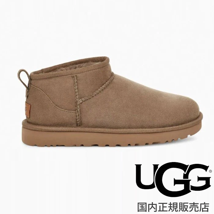 UGG Women's CLASSIC ULTRA MINI Ankle Boots ANTILOPE 1116109 US7