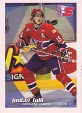 2007-08 Spokane Chiefs #10 Justin Falk