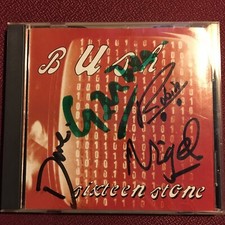 BUSH Sixteen Stone CD 1994 Gavin Rossdale SIGNED Autographed RARE