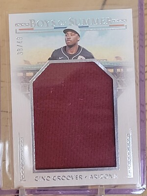 2024 Panini Boys of Summer - Jumbo Prospect Materials Gino Groover #JPM-GG...
