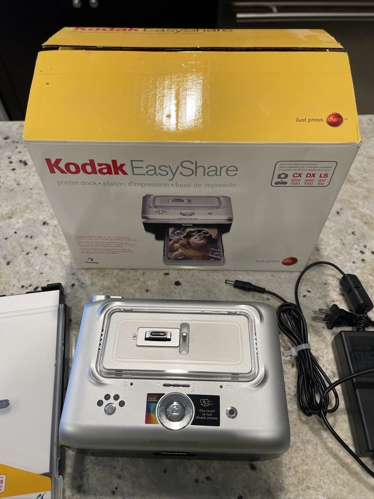 Kodak EasyShare Digital Photo Printer Dock Station With Original Box & Instr.