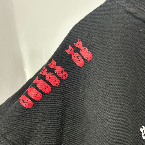 DE COLECCIÓN Y2K | Avirex Bordado Negro Cremallera Sudadera con Capucha Clásicos Originales Nueva York - Imagen 6 de 9