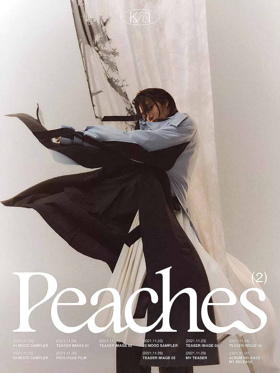 EXO KAI PEACHES 2ND MINI ALBUM | PEACHES VER + KISSES VER + DIGIPACK VER |  3 ALBUM SET