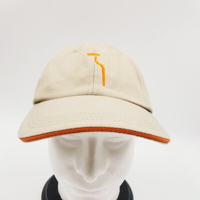 ABSOLUT Mandarin Vodka - Tan Strap back Ball Cap Hat Orange Embroidered Logo