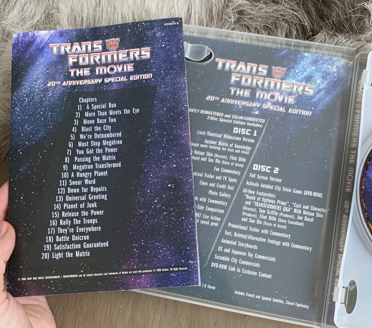 Transformers The Movie DVD 20th Anniversary Special Edition | eBay