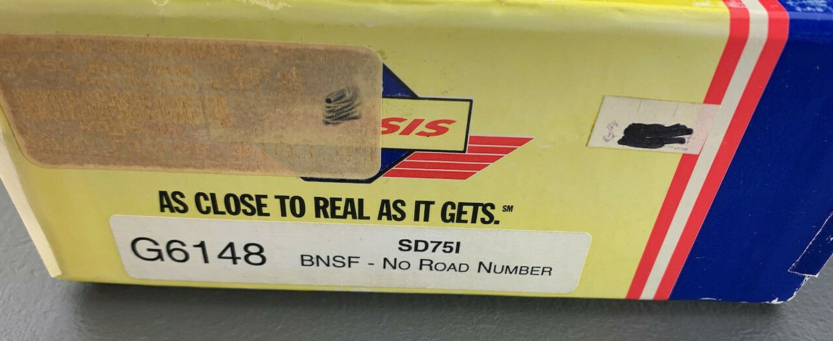 HO Athearn Genesis BNSF SD75I No road # Diesel Locomotive NIB