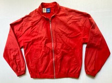 Vintage Ocean Pacific OP Jacket 80s Mens S Cotton Canvas Full Zip Surfing Red