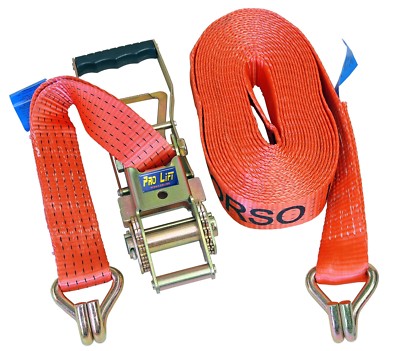 2500kg/5000kg Spanngurt 2-teilig Länge 15m Haken rot CL0515J Zurrgurt W2191
