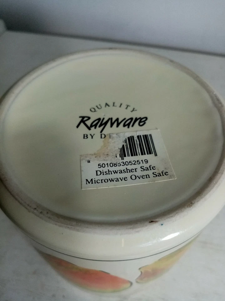 Ratones de rábanos manzanas y clavos vintage frasco de rayware.  Foto 4 de 4