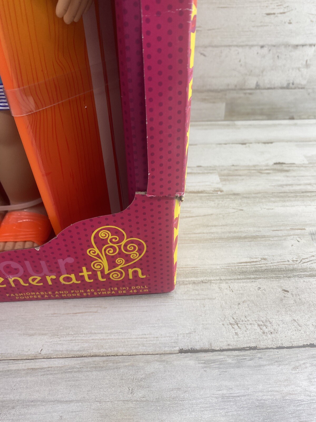 OUR GENERATION GABE 18" SURFER FASHION DOLL WITH ACCESSORY NEW IN BOX