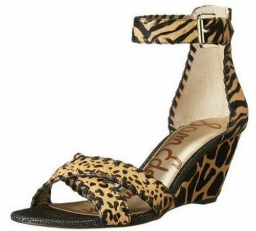 Sandales Compensées Sam Edelman Tinley Platform Taille 10 M - Snake Olive - Neuf Sans Boîte