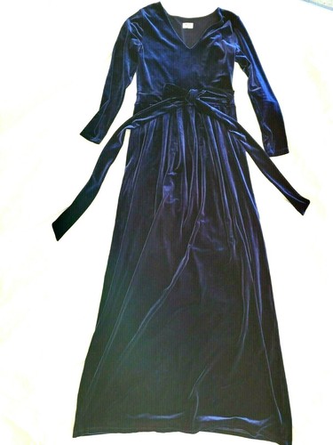 Desir Couture Blue Velvet Dress Soft 