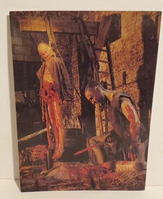 VINTAGE ENGLAND UK THE LONDON DUNGEON HUNG DRAWN & QUARTERED SOUVENIR POSTCARD