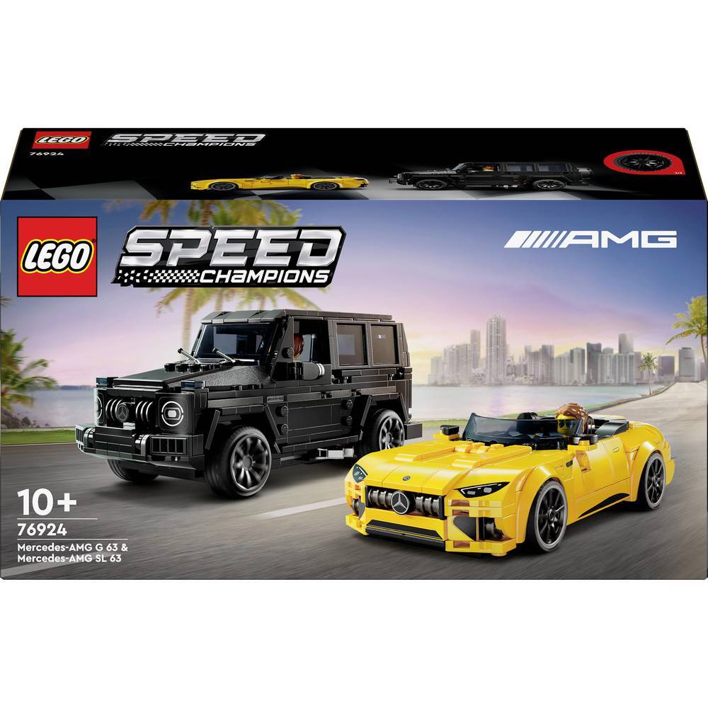 76924 КОНСТРУКТОРА LEGO SPEED CHAMPIONS Mercedes-AMG G 63 и Mercedes-AMG SL 63