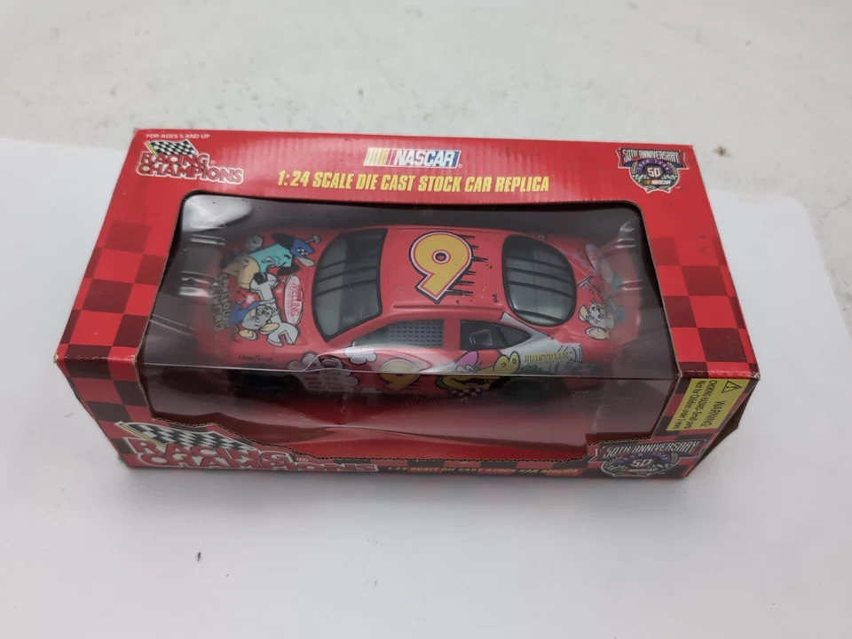 Jerry Nadeau #9 1998 Cartoon Network 1:24 acción NASCAR diecast banco coche en caja  Foto 3 de 4