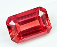 Natural Imperial Topaz 13.95 Ct Emerald Certified Untreated Stunning Gemstone