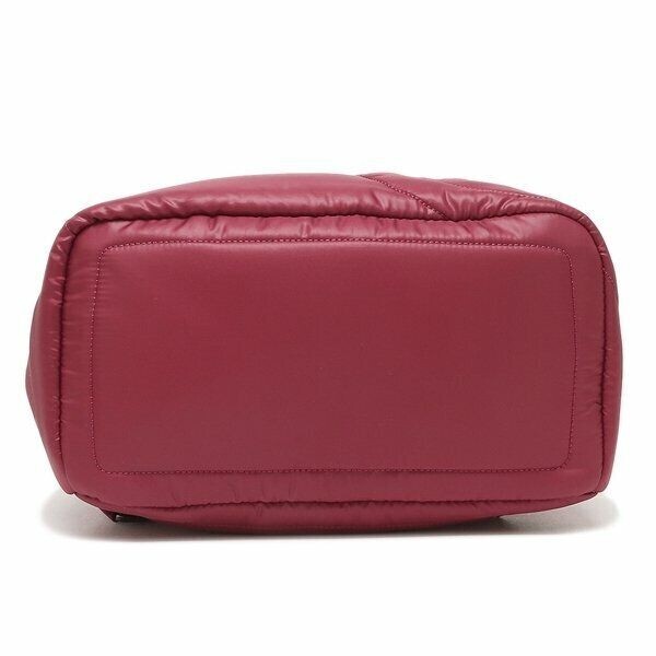 Michael Kors Rae Medium Quilted Nylon Burgundy Backpack  display picture 1