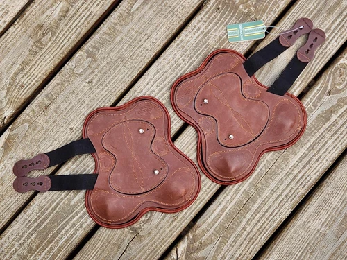 Devoucoux MyBoots Open Front Jump Tendon Boots - Removable Liners - Medium - NWT