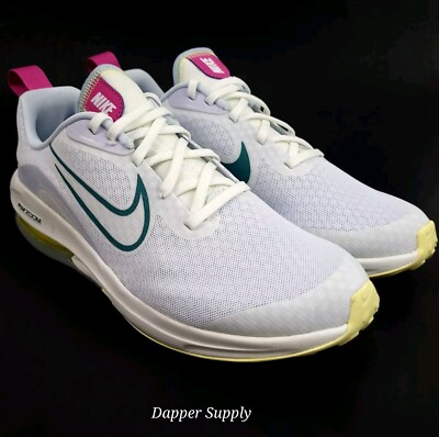 Nike Air Zoom Arcadia 2 GS White Mineral Teal Youth Shoes Sz 7Y New DM8491-100