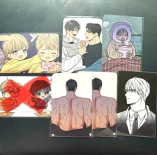 Korean BL Manhwa Danbi Mofun Cafe Event No Love Zone & Gig of the Day Photocard