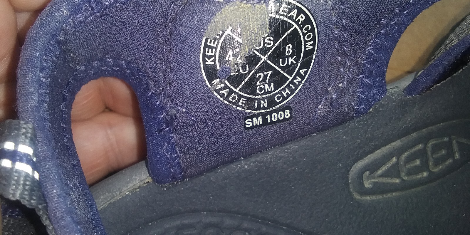 Sandali Keen uomo Newport River outdoor grigio acqua taglia 9