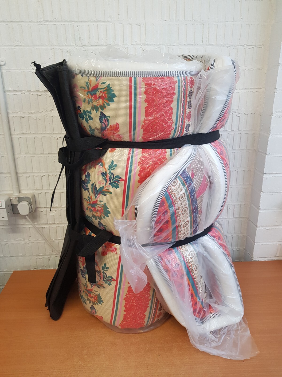 MAXYOYO Bohemian Retro Floor Mattress Vintage Floral Japanese Futon